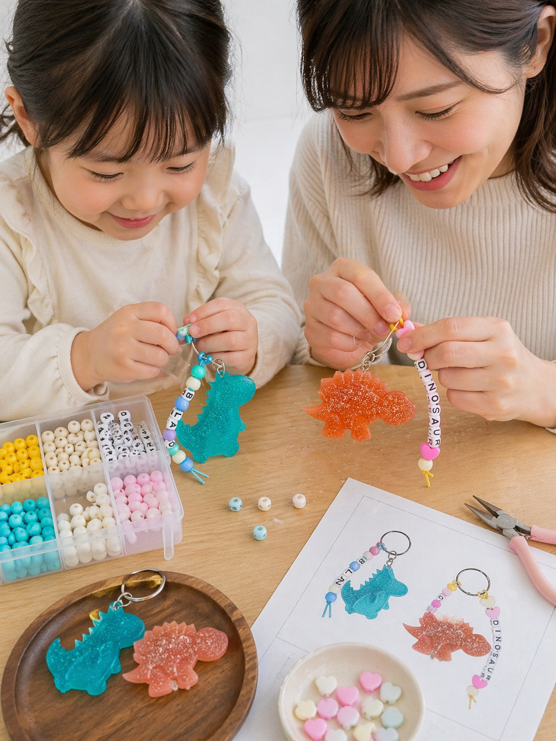 キーホルダーワークショップのビジュアル